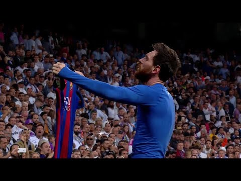 كلاسيكو الأرض ريال مدريد برشلونة 2 3 دوري الإسباني 2017 وجنون فهد العتيبي جودة عالية 1080i