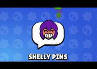 Animated Shelly Pins Brawl Stars