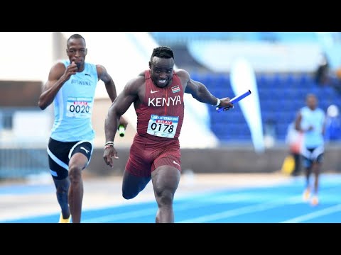 Kenya Finished Second As Nigeria Won The 4 100m At The Lefika International Relays In Botswana