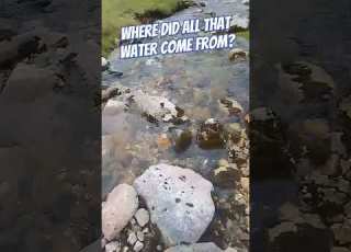 Phenomenal Natural Water Spring Creating A River In A Dry River Bed Nature Scotland River