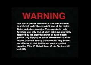  Universal Warning Screen 1990 2005