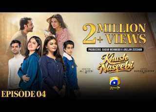  Khush Naseebi Episode 04 Eng Sub Tuba Anwar Osama Tahir Ahmed Rafique 27th March 2026