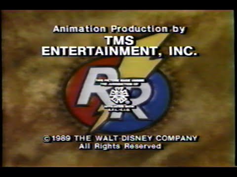 Chip N Dale Rescue Rangers Undercover Critters Ending 1991 Theme VHS Capture