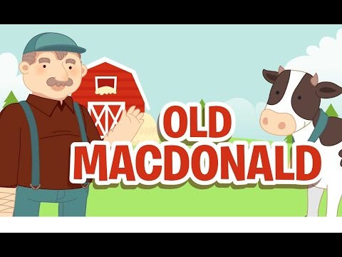 Old MacDonald Had A Farm Nursery Rhymes Song With Lyrics Animated Cartoon For Kids