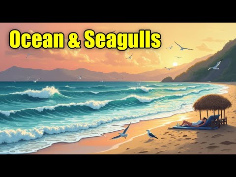 Ocean Waves Seagulls ASMR 12 Hours Relaxing Beach Ambience For Sleep Sleep Sounds