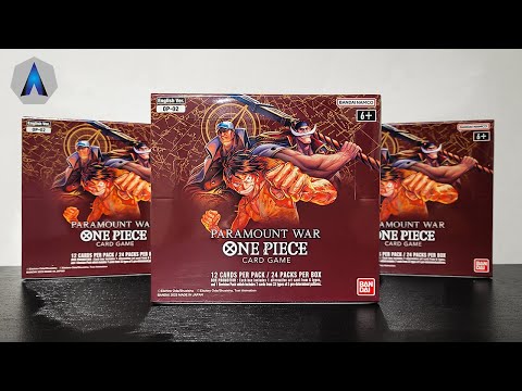 CRAZY MANGA ACE PULL OP 02 Paramount War Opening One Piece Card Game