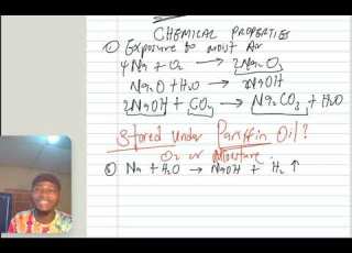 Metals Sodium Physical Chemical Properties Flame Test
