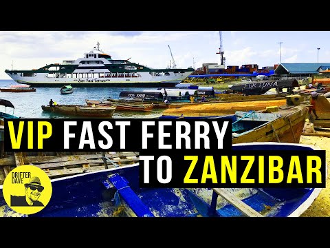 Visiting Dar Es Salaam Kariakoo Market The Fast Ferry Trip To Zanzibar FULL SHIP TOUR