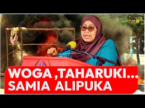 Woga Umegubika Tanzania Na Kulazimisha Samia Kutoa Ujumbe Huu Taifa Katika Mkia Wa Tahadhari