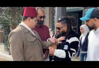 شاهد كواليس مسلسل النص وتدريب الفنان احمد امين على النشل وخفة اليد