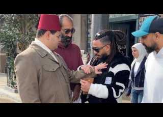 شاهد كواليس مسلسل النص وتدريب الفنان احمد امين على النشل وخفة اليد