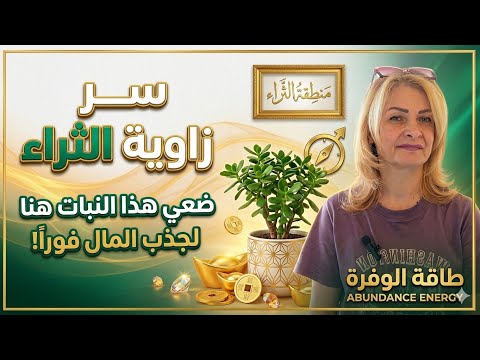 سر الزاوية اليسرى كيف تفع ل ركن المال والوفرة في منزلك فورا