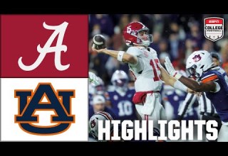 Iron Bowl Alabama Crimson Tide Vs Auburn Tigers Full Game Highlights ESPN College Football 