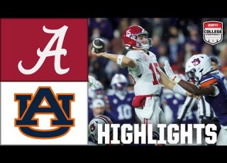 Iron Bowl Alabama Crimson Tide Vs Auburn Tigers Full Game Highlights ESPN College Football