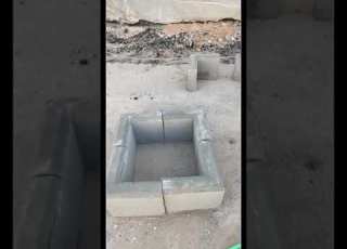  طريقة بناء وشكل أحواض الزراعه بالرصيف