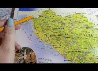 ASMR Croatia History And Geography Soft Spoken Map Pointing