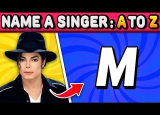 NAME A SINGER A TO Z SONG ASSOCIATION QUIZ 2025 Music Quiz