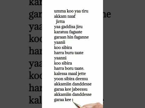 Walaloo Hadhaa Yeeroo Jalqabaf Yoo Isinitti Tole Like Sabscribe Godhi Na Jajjabeesi Walaloo Hadhaa Yeeroo Jalqabaf Yoo Isinitti Tole Like Sabscribe Godhi Na Jajjabeesi