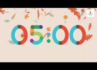  5 Minute Countdown Timer Fall Leaves Music
