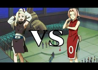Naruto Chunin Exam Part 1 Sakura Vs Ino