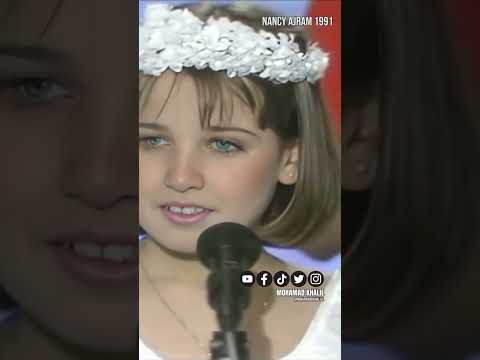 نانسي عجرم في برنامج نادي المواهب عمر الثماني سنوات Nancyajram