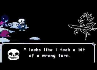 Playing As Sans Against The ROARING KNIGHT DELTARUNE Playable Sans