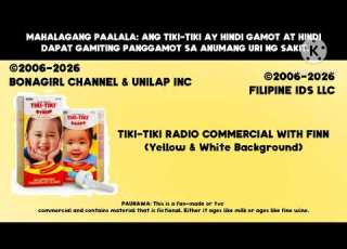  FANMADE Tiki Tiki Radio Commercial With Finn 2026 With Dapat Unilab Quality Ver