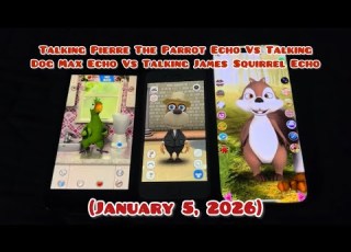  Talking Pierre The Parrot Echo Vs Talking Dog Max Echo Vs Talking James Squirrel Echo 1 5 2026