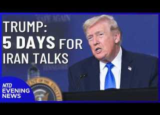 Trump 5 Days For Iran Talks ICE To Assist At Airports Amid TSA Delays NTD Evening News Mar 23