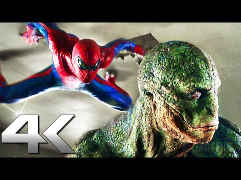 SPIDER MAN Vs THE LIZARD Best Action Scenes 4K ᴴᴰ