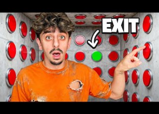  100 Mystery Buttons But Only ONE Lets You Escape