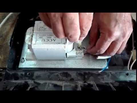 طريقة ربط مصباح صوديوم مع المحوله