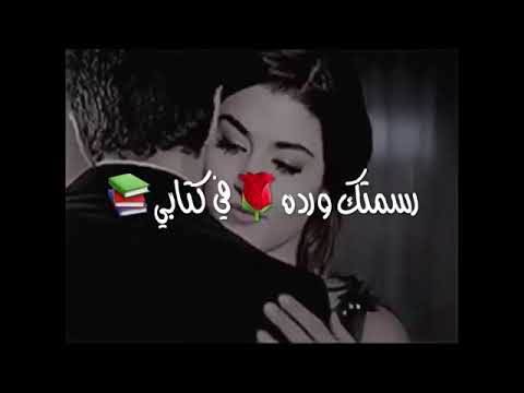 كتبتك غنوه على بابي رسمتك ورده في كتابي