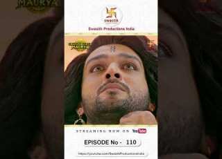 Streaming Now च द रग प त म र य Chandragupta Maurya Ep 110 Swastik Productions India Shorts