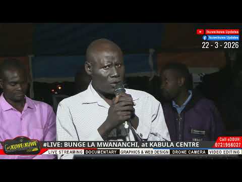LIVE BUNGE LA MWANANCHI At KABULA CENTRE