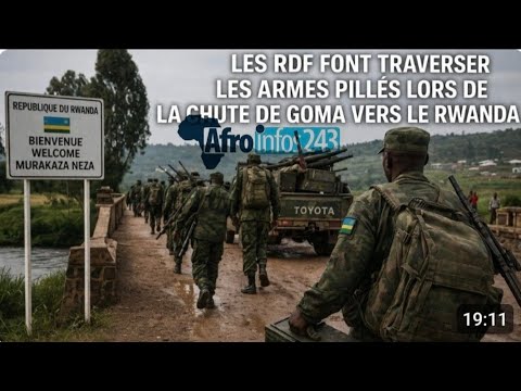 URGENT LE RETOUR DES RDF AU RWANDA SE FAIT VIA KIBUMBA COMBATS SIGNALÉS À MASISI CE 29 MARS 2026
