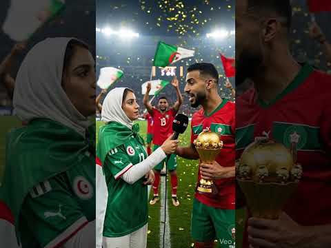 بنت جزائرية كتستفز لاعب مغربي بعد رفع كأس CAF والرد ديالو كان قاصح المغرب كأس العالم