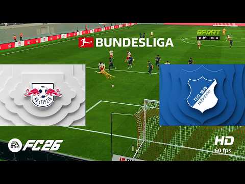 Leipzig Vs Hoffenheim Bundesliga FC 26 PC HD60