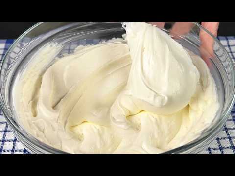 The Easiest CREAM For Napoleon And Eclairs MASCARPONE CREAM For Any Cake