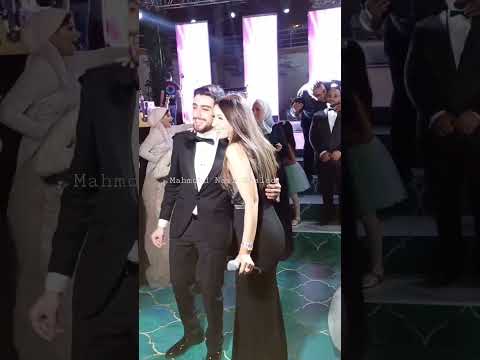 جنات تتألق بوصلة رقص مع تيام في حفل زفاف اياد مصطفى قمر فرح ابن مصطف قمر