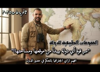 جغرافيا تالتة ثانوي درس المقومات الطبيعية للدولة بطريقة مستحيل تنساها