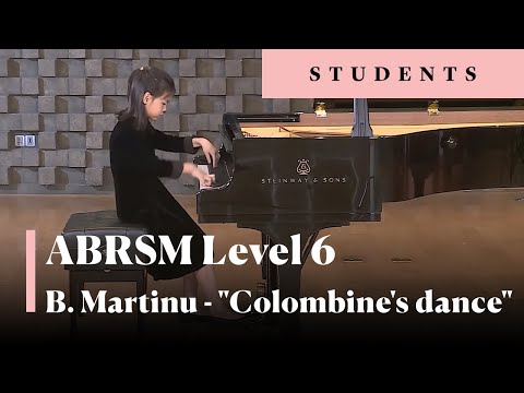 B Martinu Colombine S Dance From Puppets Book I H 137 ABRSM Grade 6