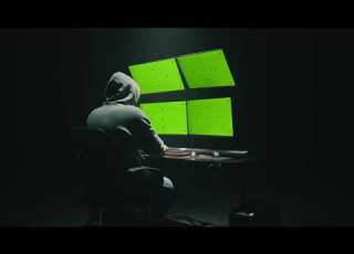  Hacker Green Screen Screens Computer Free Stock Video Footage 4K No Copyright