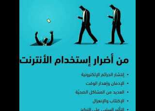 بعض من سلبيات الانترنت