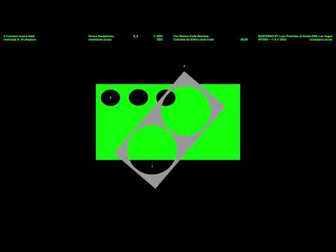 Enrico Sangiuliano The Techno Code Charlotte De Witte S Acid Code NTX001