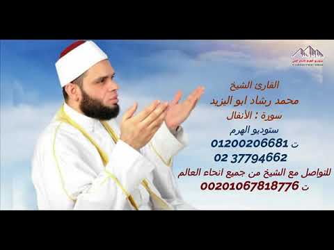 الشيخ محمد رشاد ابو اليزيد سوره الانفال