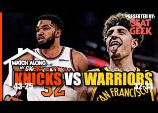 NEW YORK KNICKS VS GOLDEN STATE WARRIORS LIVE PLAY BY PLAY WATCH ALONG W CK2K