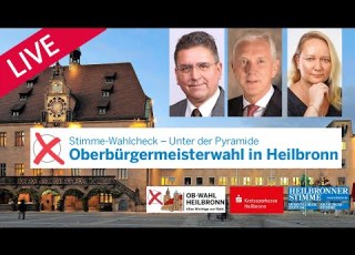 Live Stimme Wahlcheck Zur Oberbürgermeisterwahl In Heilbronn 2022