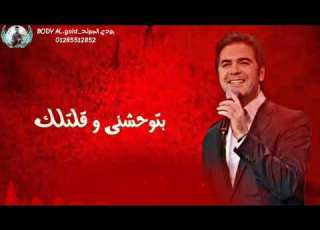 حاله وتس وائل جسار بتوحشينى قولتلك انا بوحشك لما بغيب و فرحت لما رعجتلك اغنيه بتوحشينى