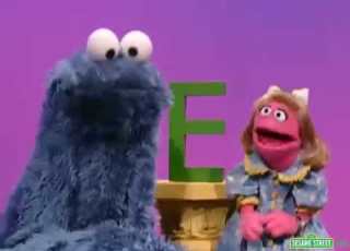 Sesame Street Cookie S Letter Of The Day E